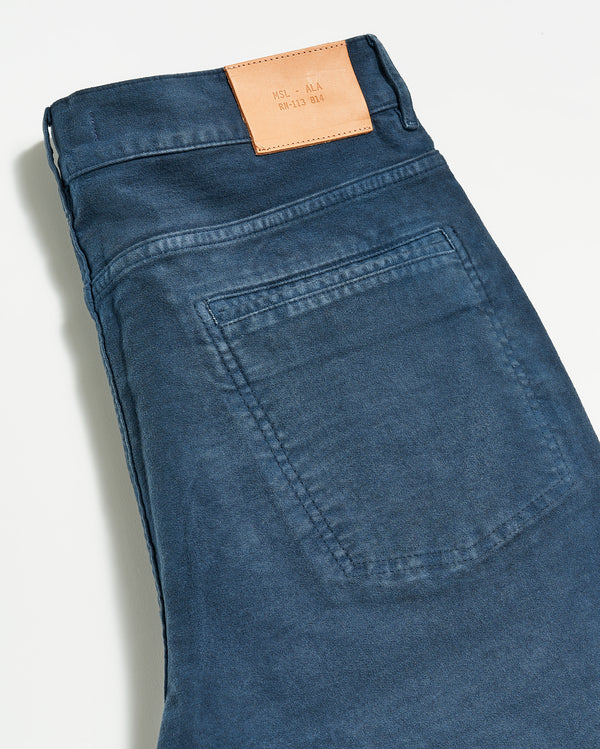 Moleskin Jean in Carbon Blue