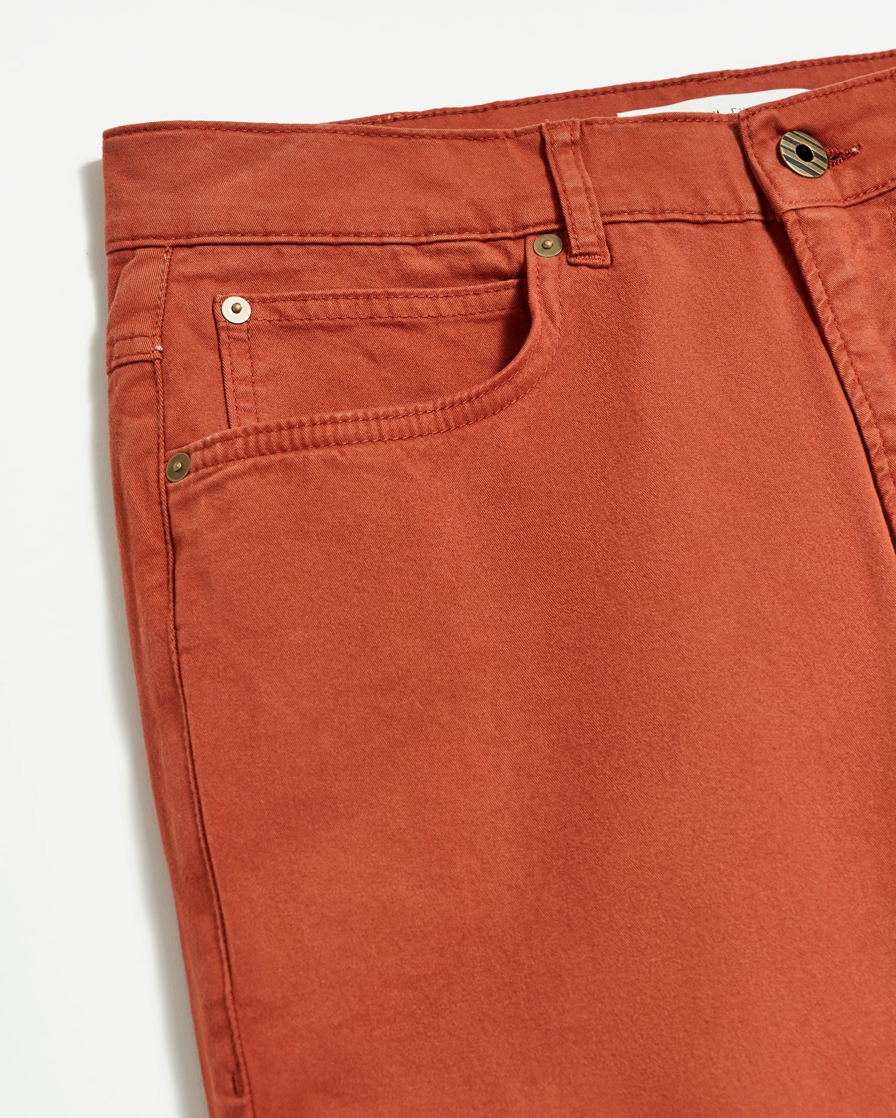 5 POCKET PANT IN RUST RED – Billy Reid