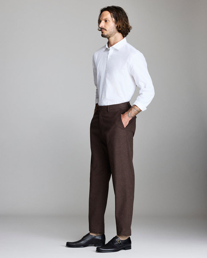 Oxford Hutcheson Dress Shirt in White
