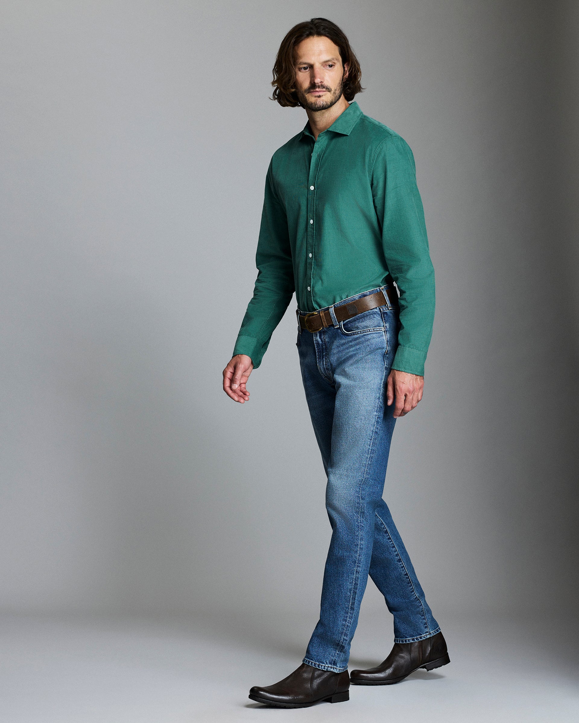 CORDUROY CEDAR SHIRT	DARK FOREST