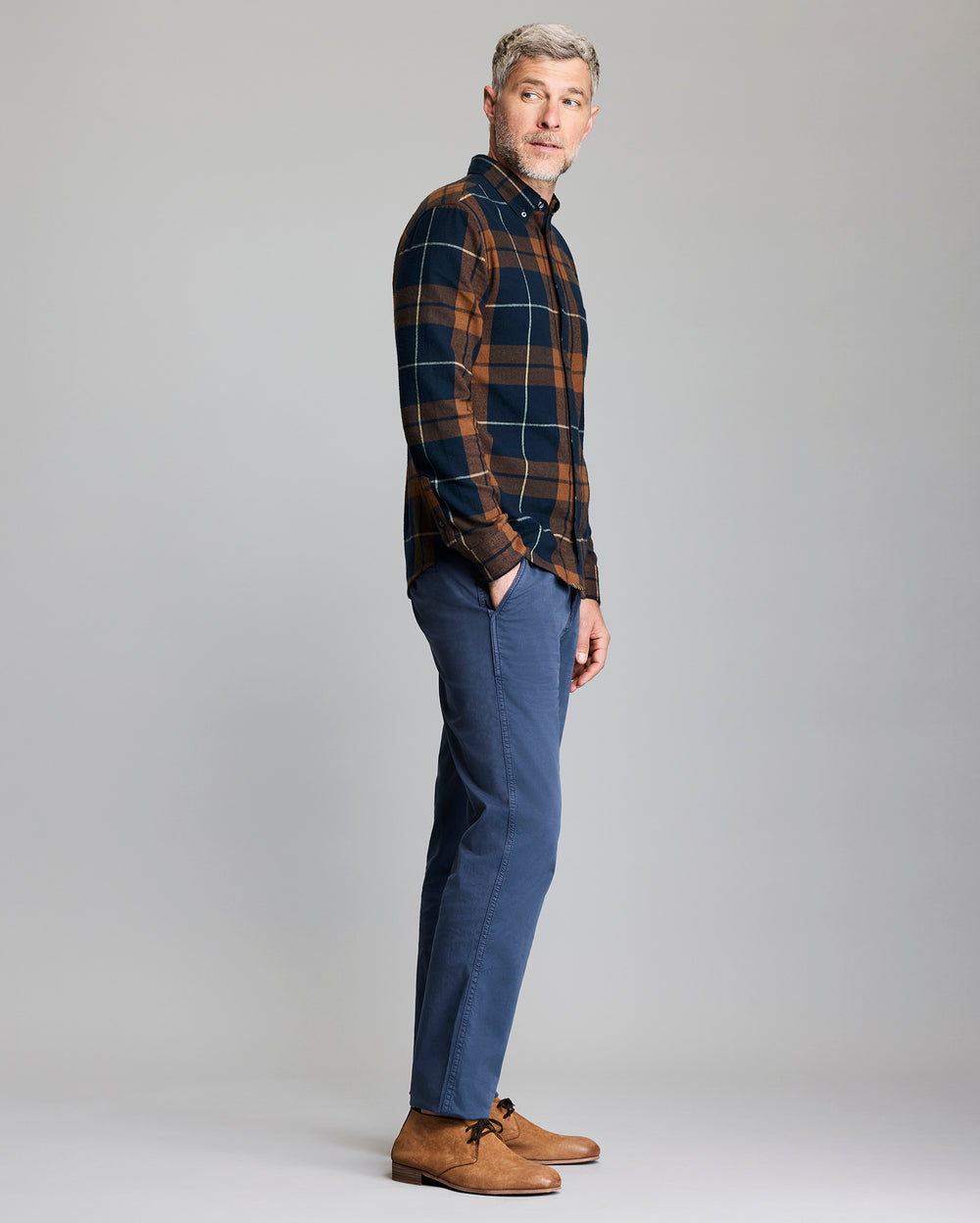 Brushed Bold Plaid Tuscumbia Shirt Button Down