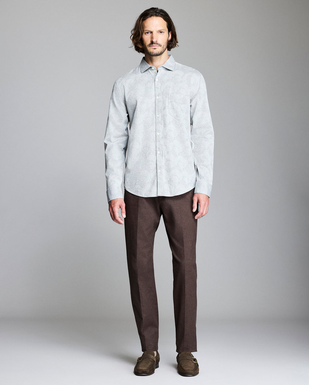 Melange Flow Pickwick Shirt