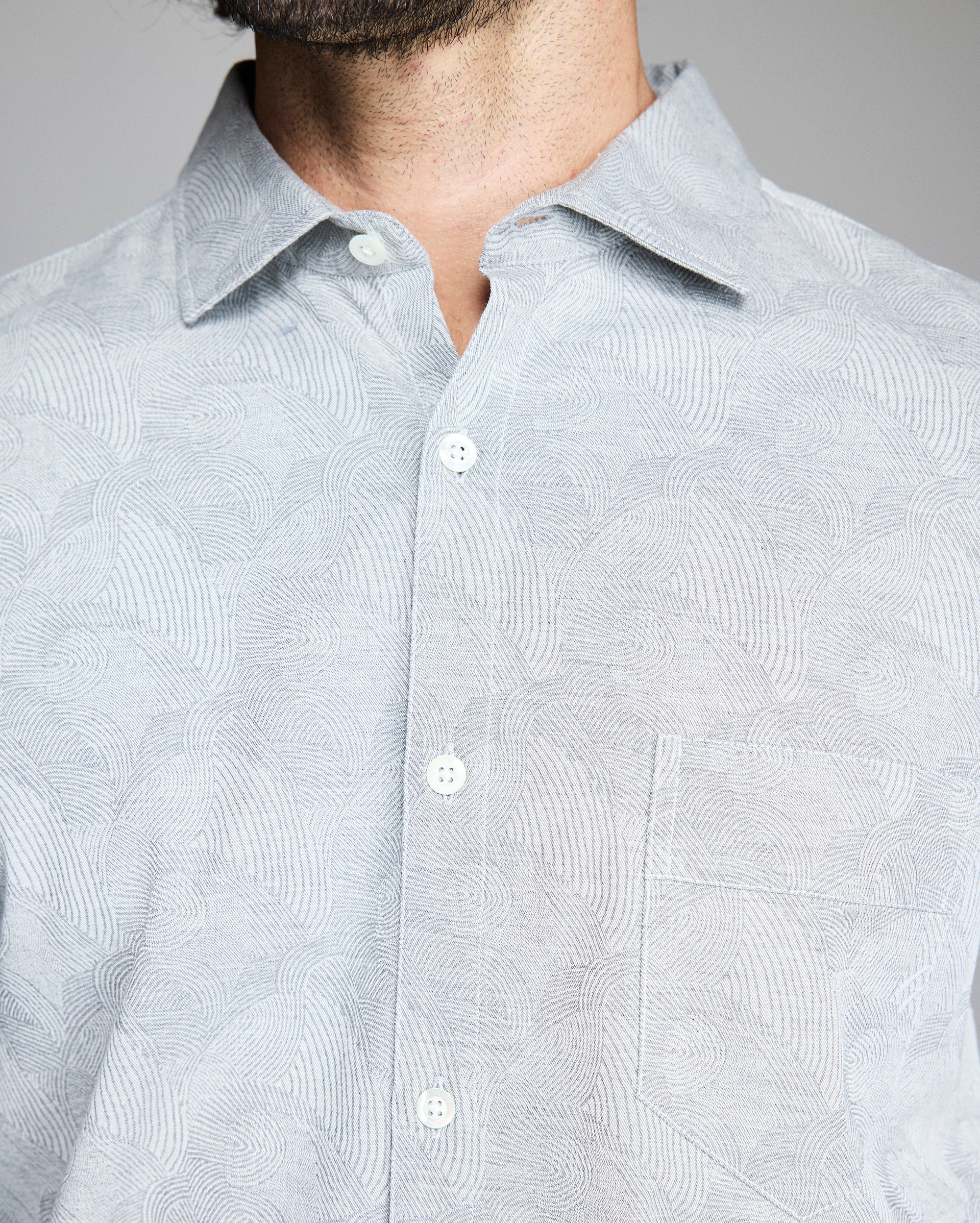 Melange Flow Pickwick Shirt