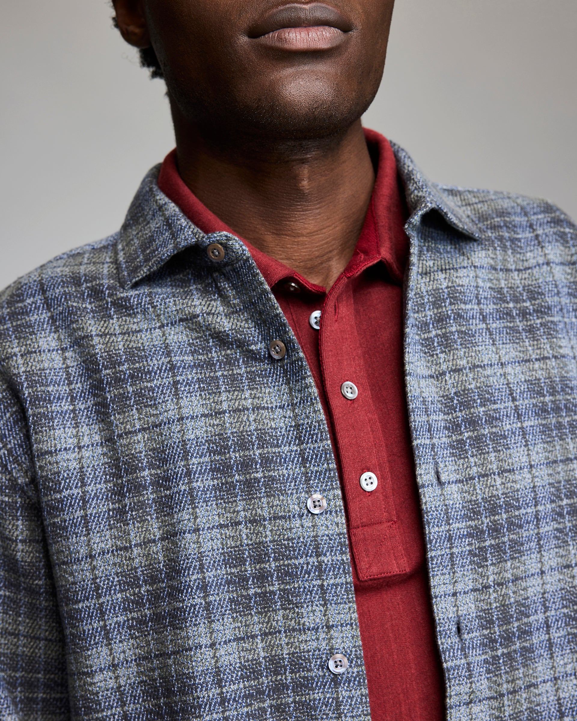 Brushed Bold Plaid Cedar Shirt