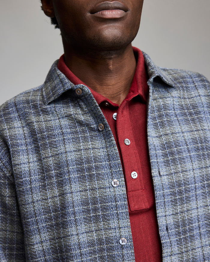 Brushed Bold Plaid Cedar Shirt