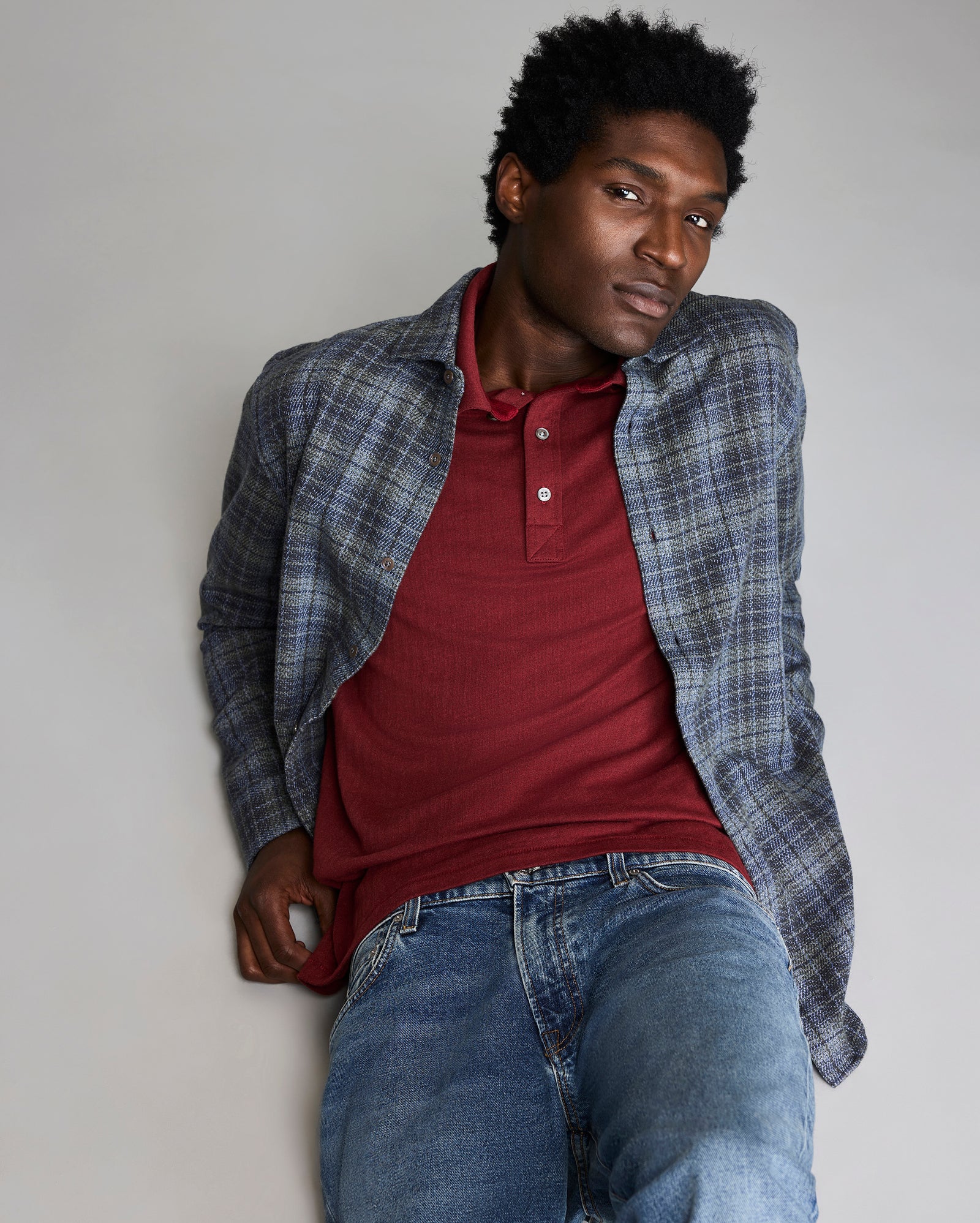 Brushed Bold Plaid Cedar Shirt