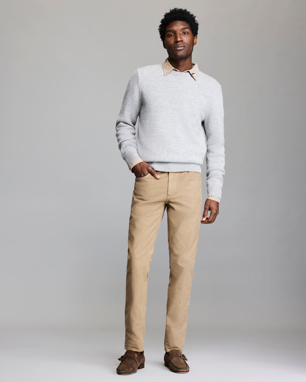 Luxury Dover Sweater in Grey