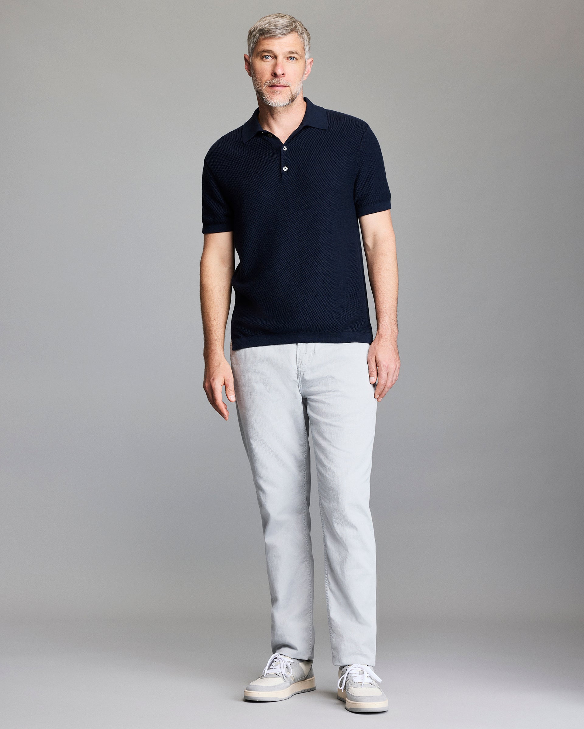 Pique Sweater Polo