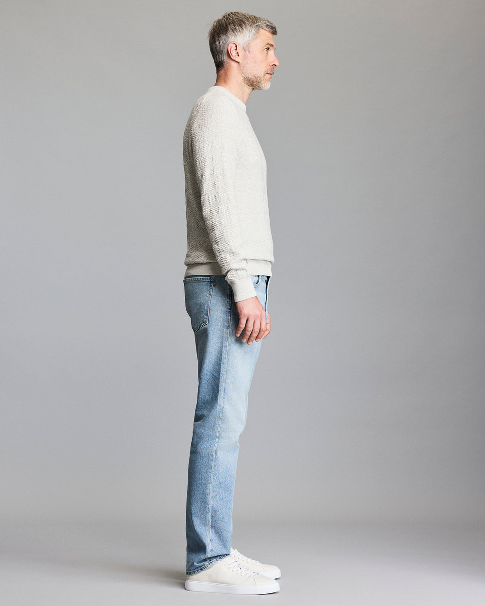 Geo Links Crew in Grey Heather