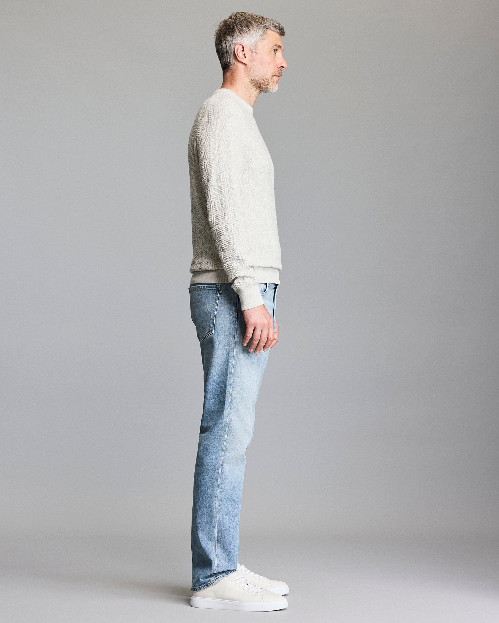 Geo Links Crew in Grey Heather