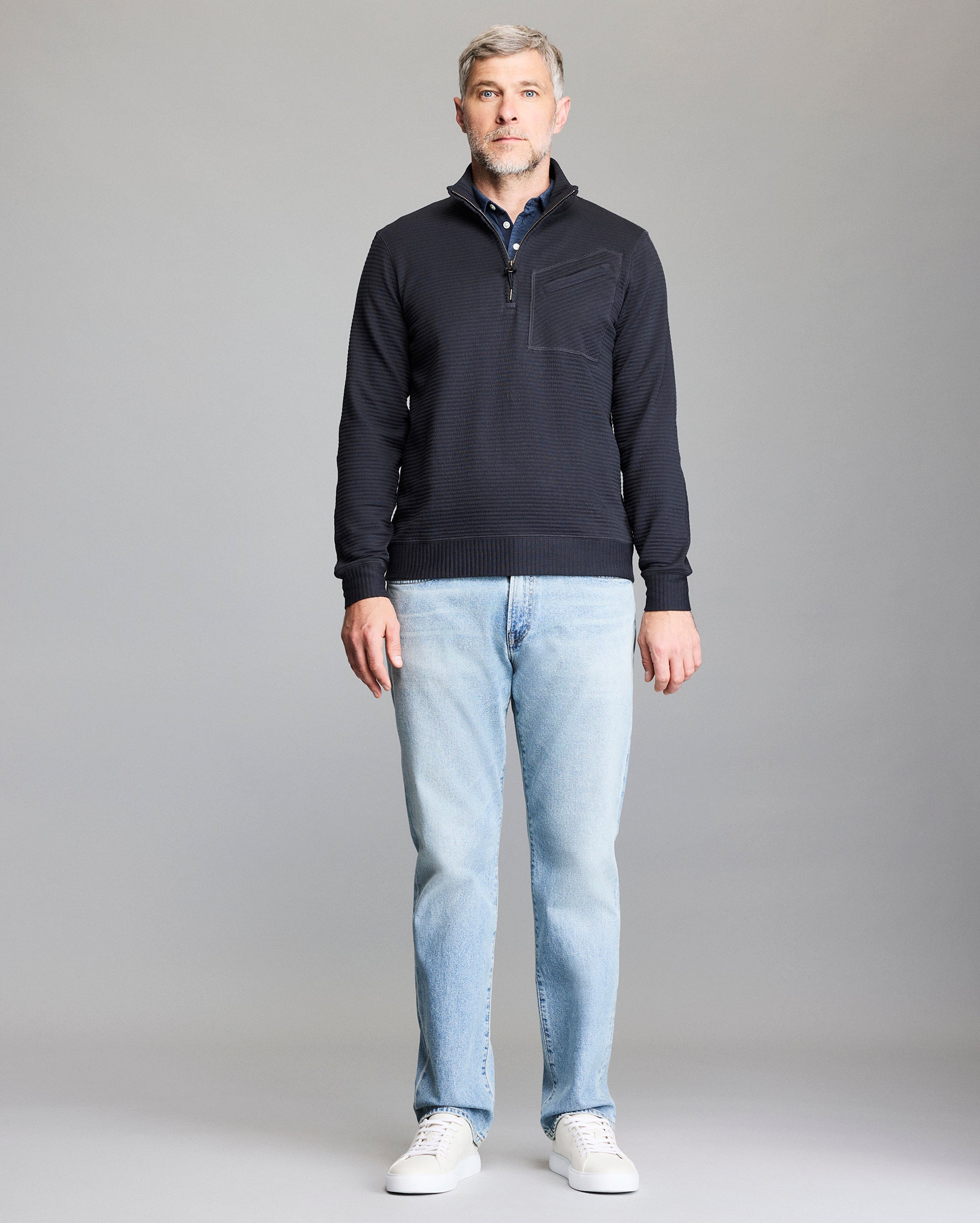 Quilted Half Zip