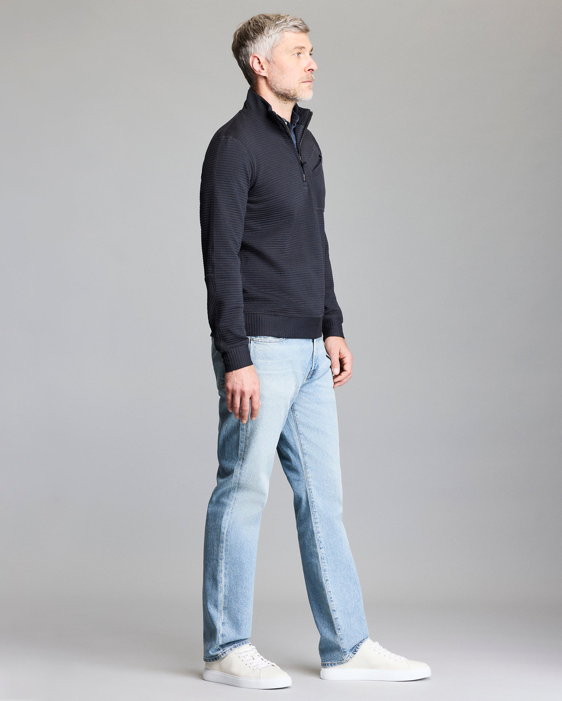 Quilted Half Zip