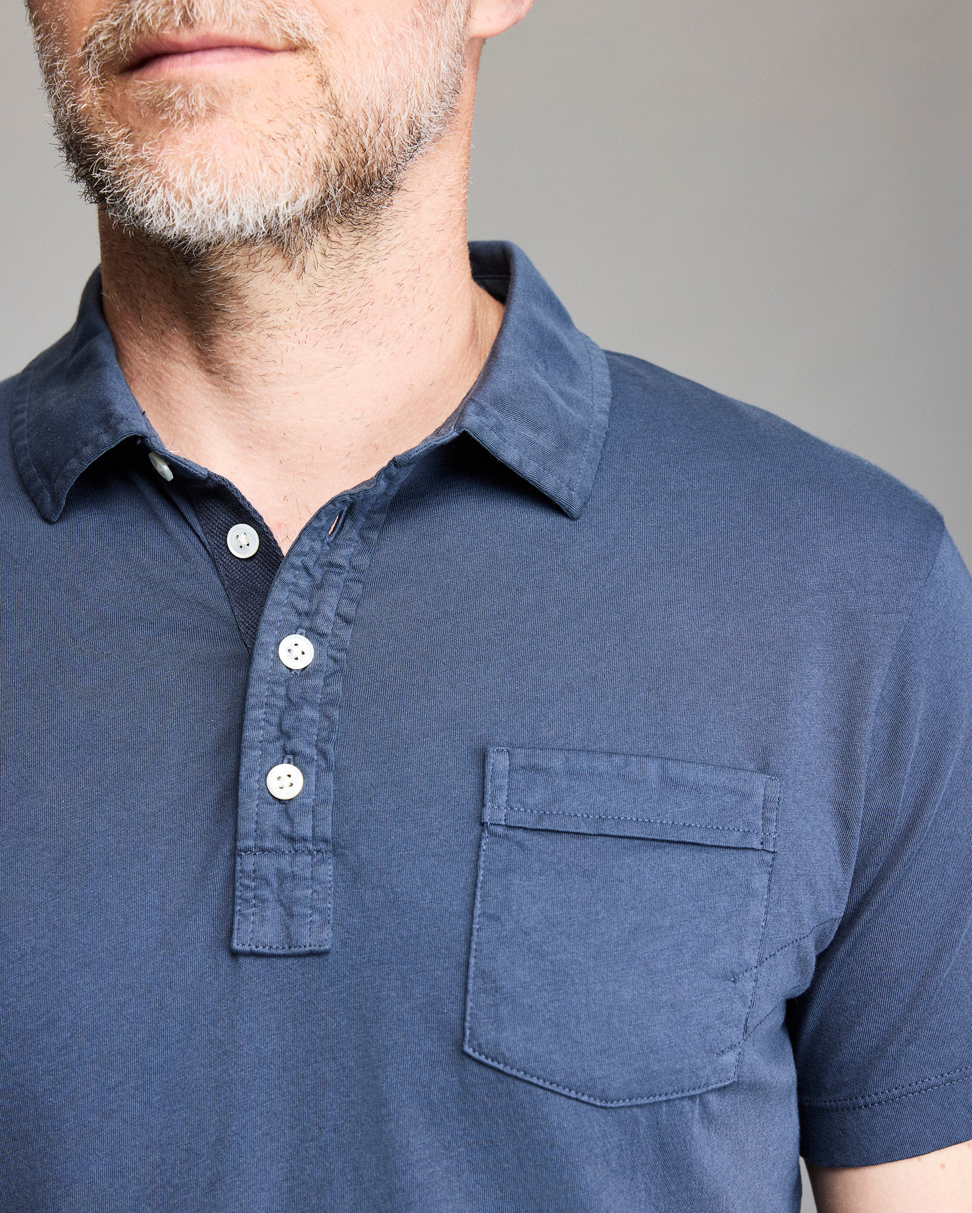 Pensacola Polo - Organic Cotton Garment-Dyed | Billy Reid