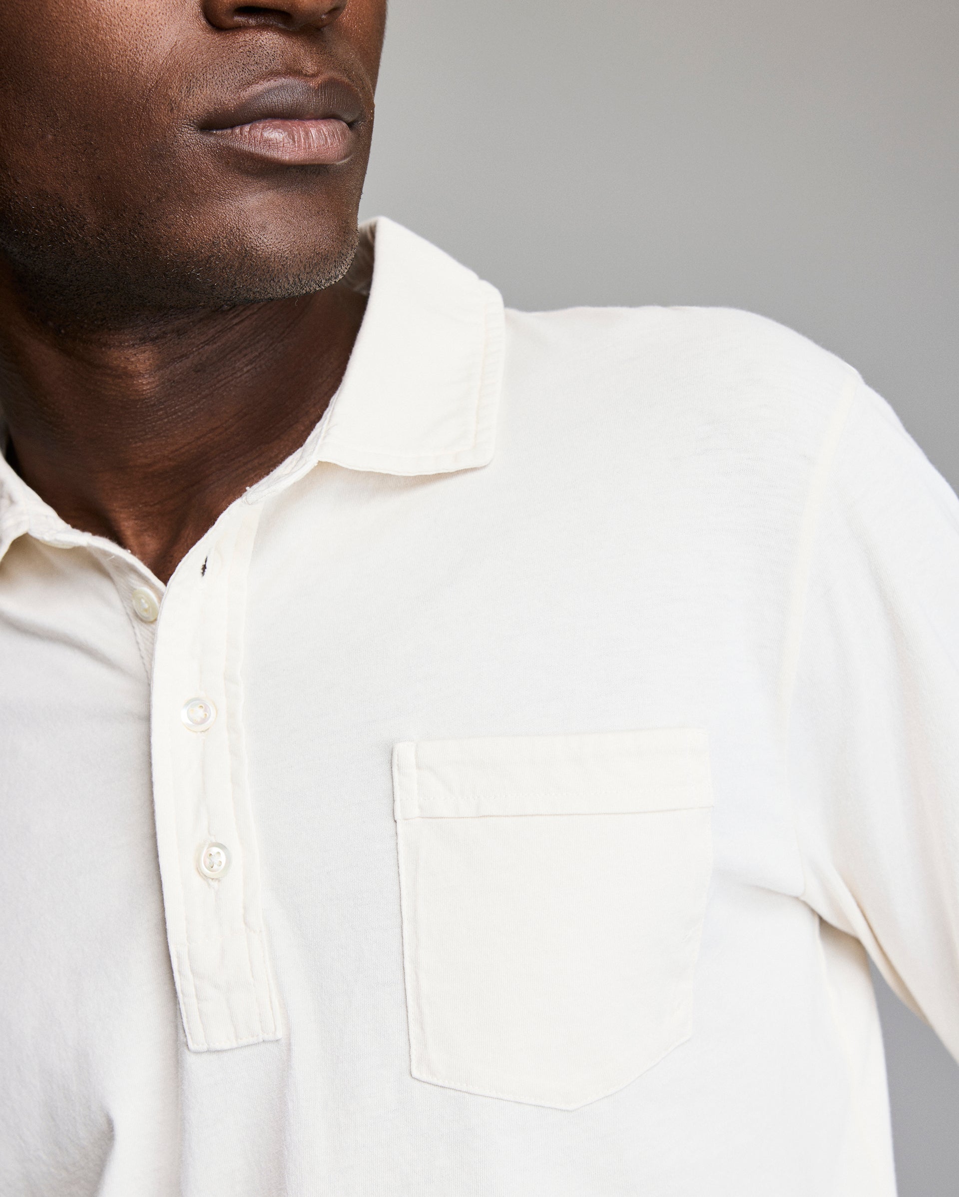 Long Sleeve Pensacola Polo - Ultra-Soft Organic Pima Cotton