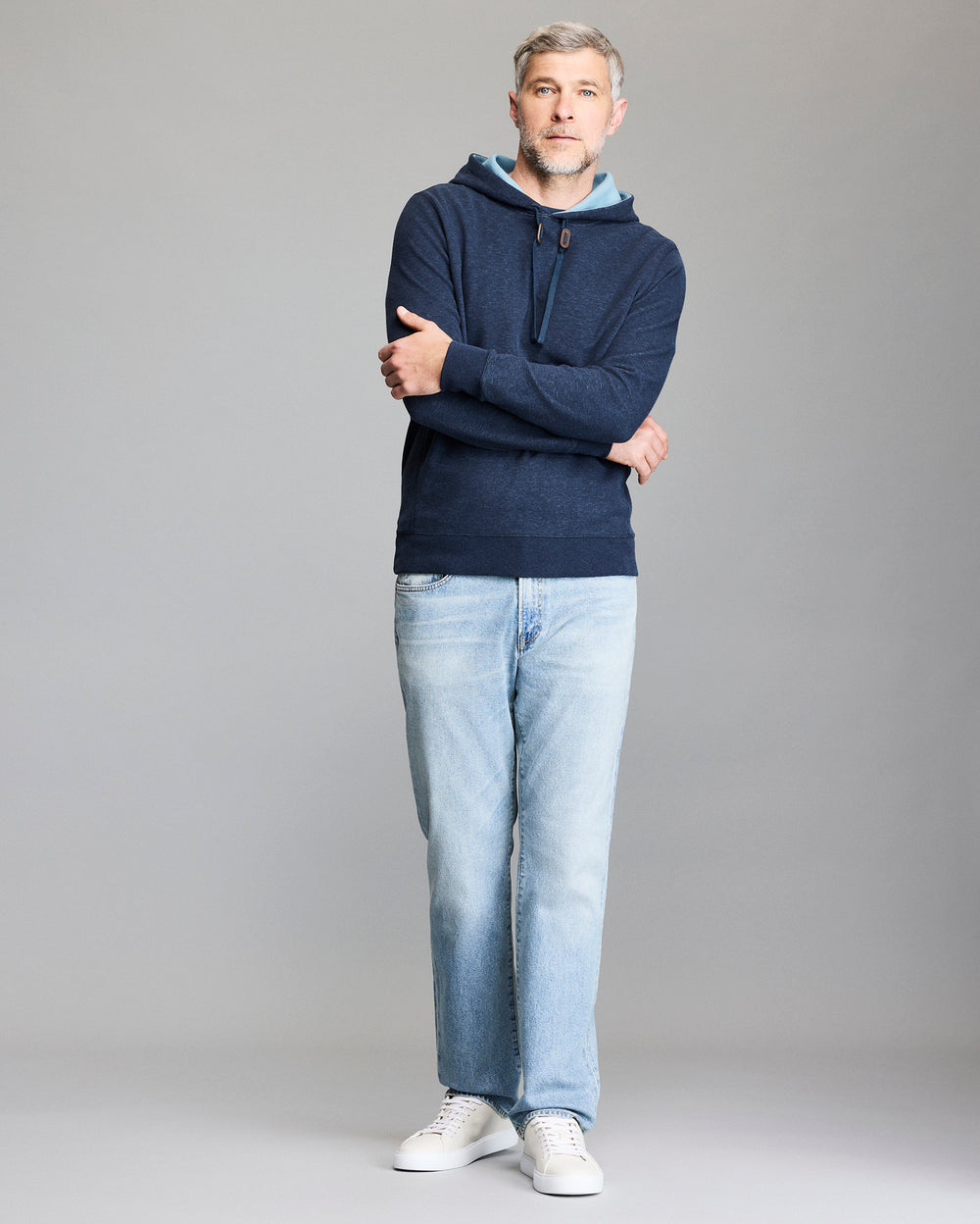 Rib Hoodie Pullover