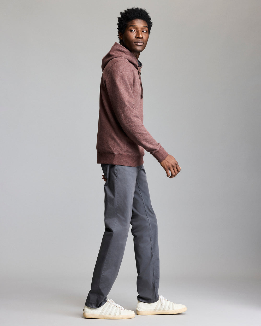 Rib Hoodie Pullover