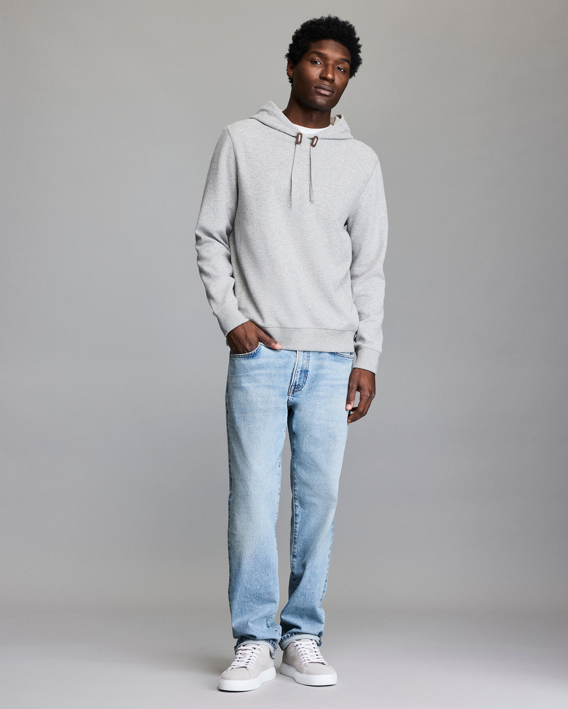 Rib Hoodie Pullover
