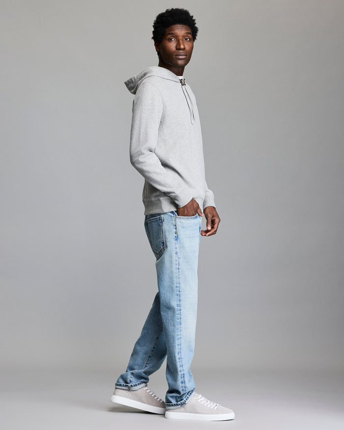 Rib Hoodie Pullover