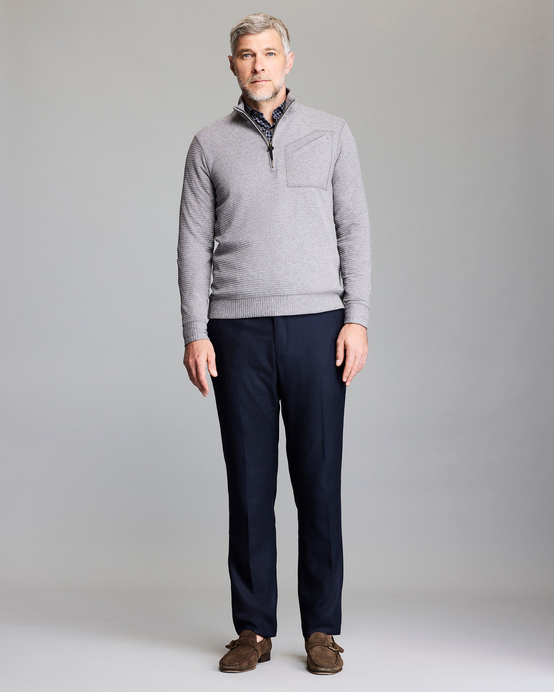 Quilted Half Zip