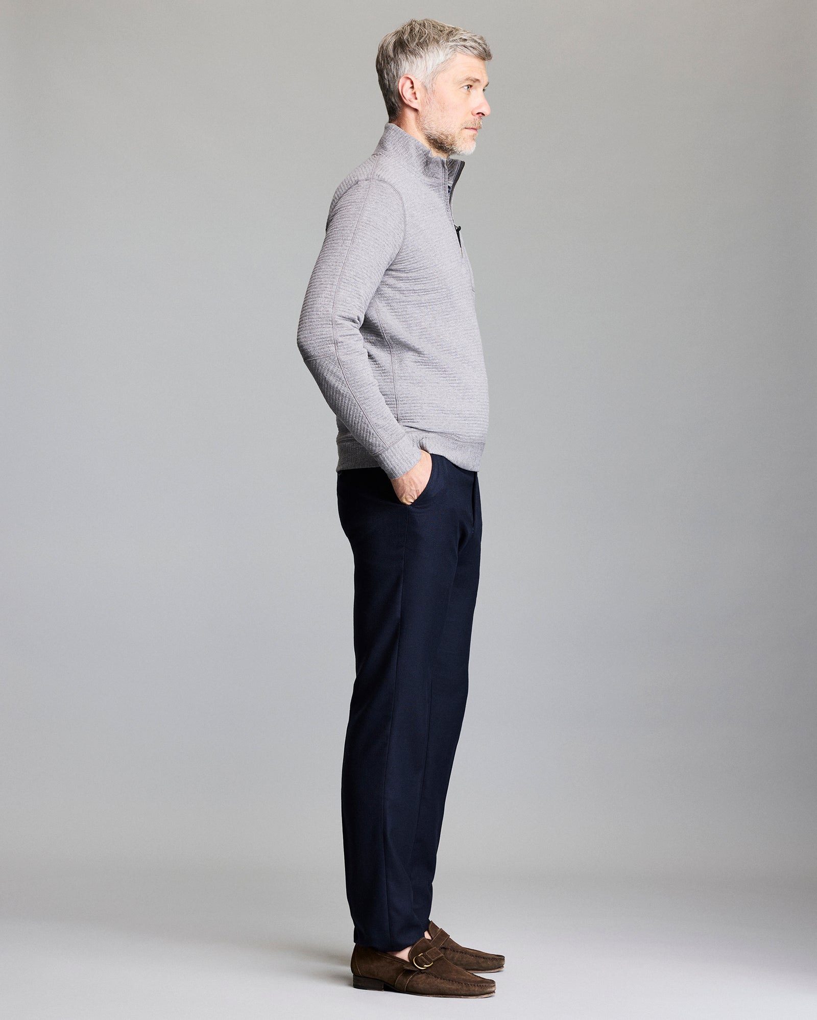Quilted Half Zip
