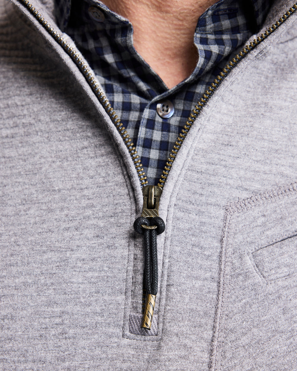 Quilted Half Zip