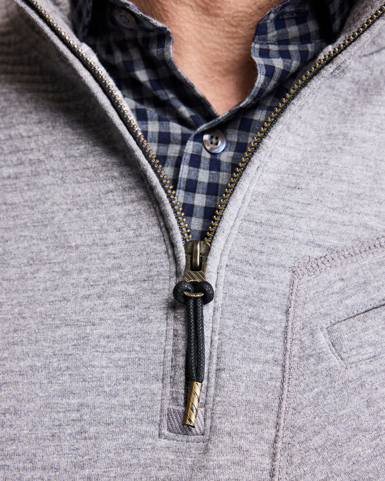 Quilted Half Zip