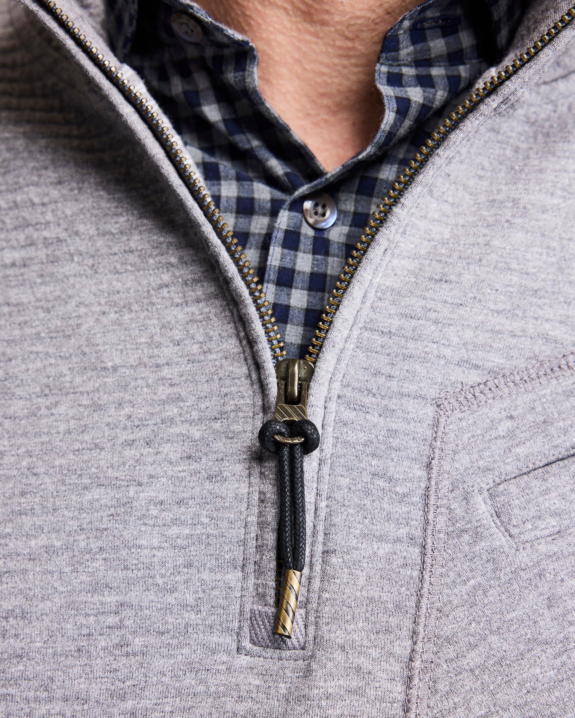Quilted Half Zip