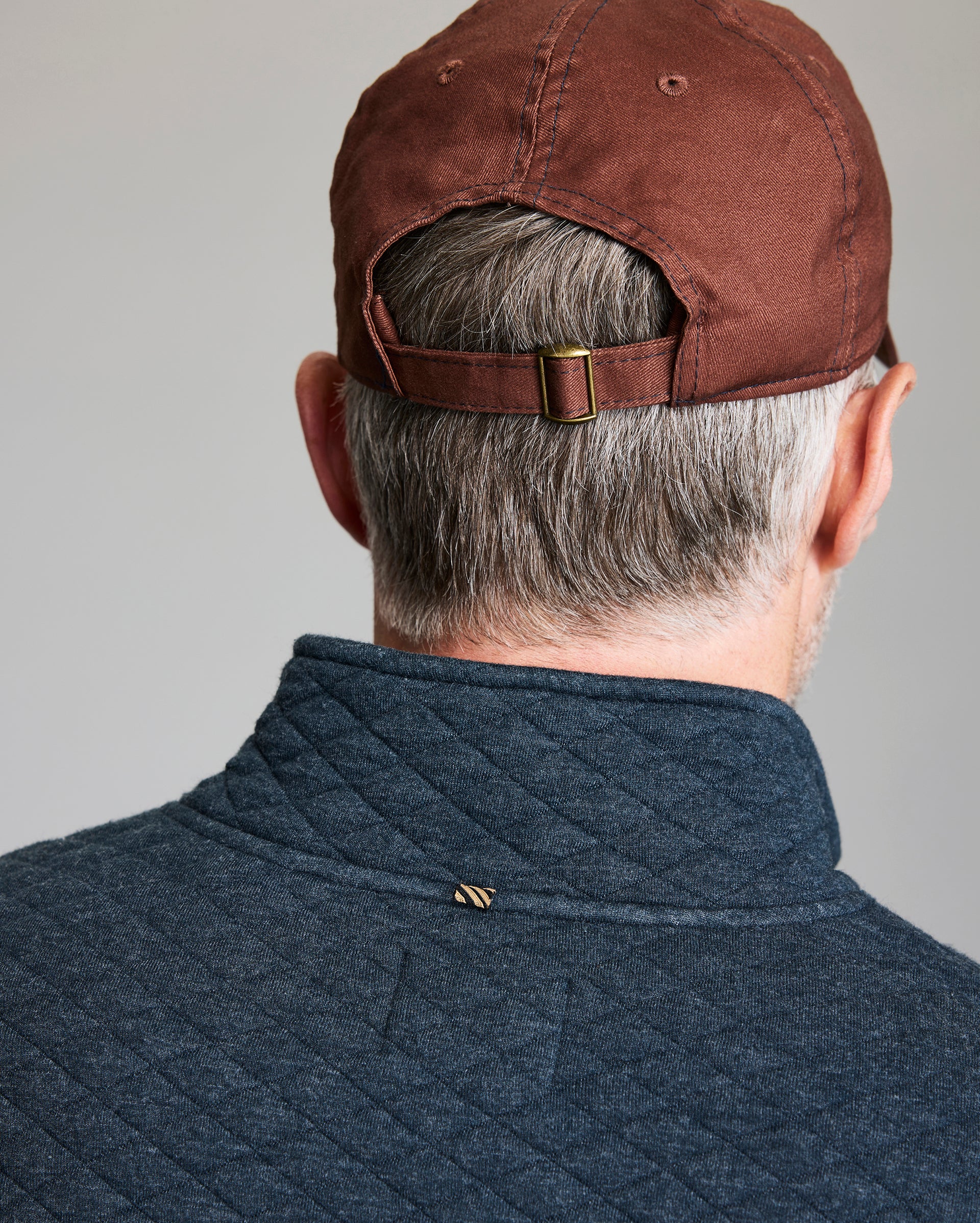 Diamond Quilt Half Zip | Lightweight Cotton Blend Layering Piece