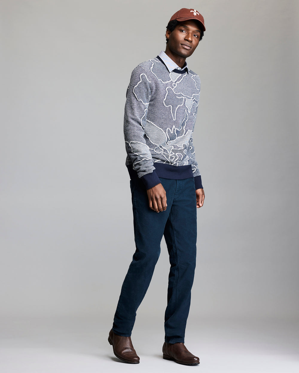 Numajiri Camellia Patchwork Crew