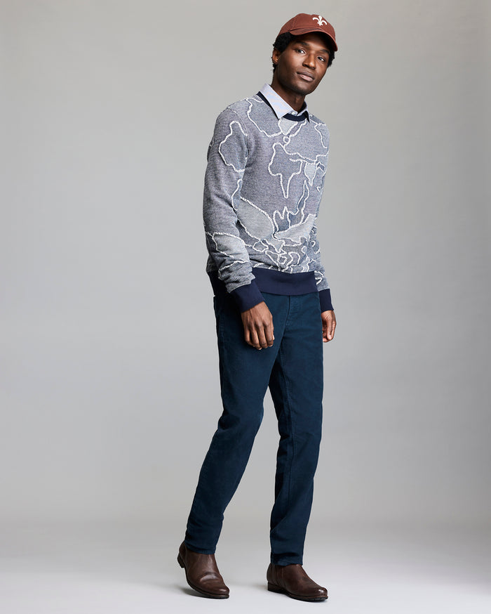 Numajiri Camellia Patchwork Crew