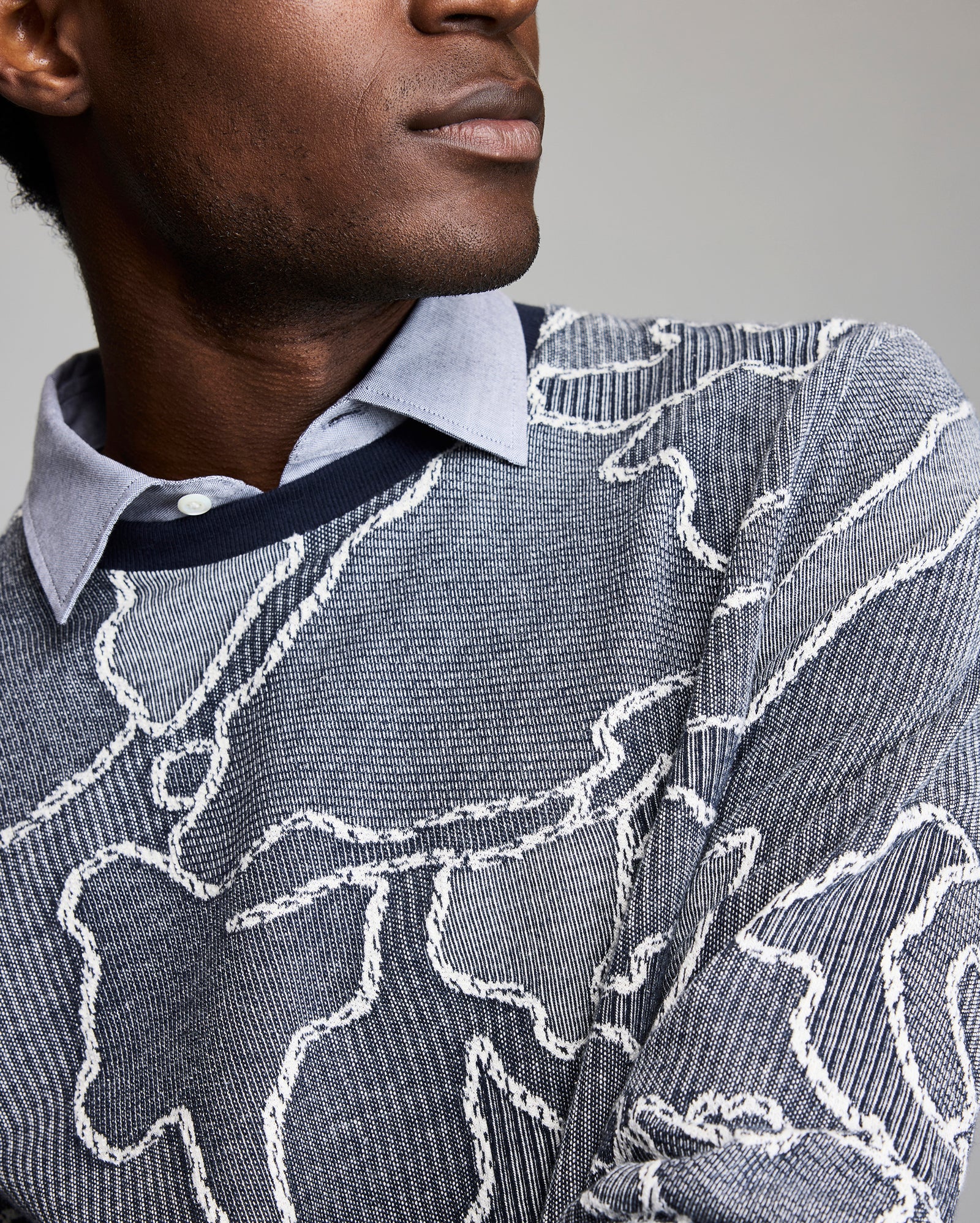 Numajiri Camellia Patchwork Crew