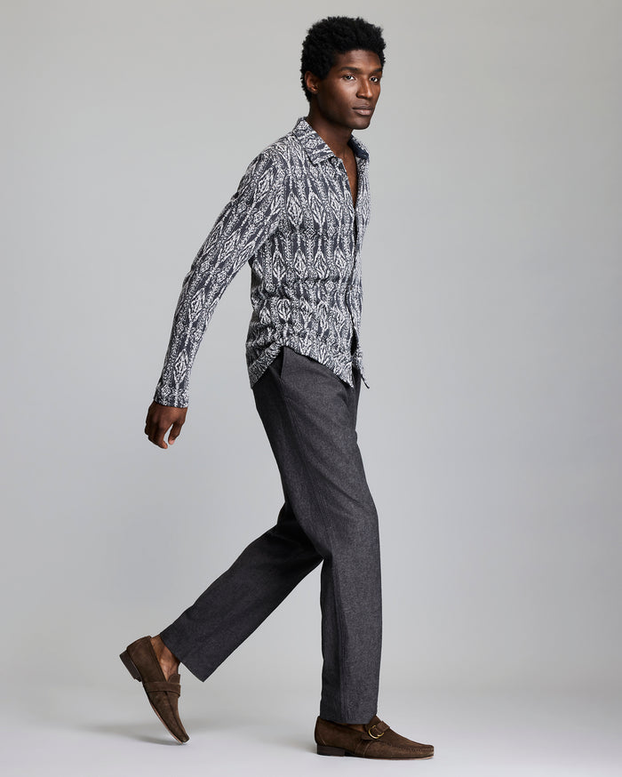 Long Sleeve Numajiri Jacquard Shirt