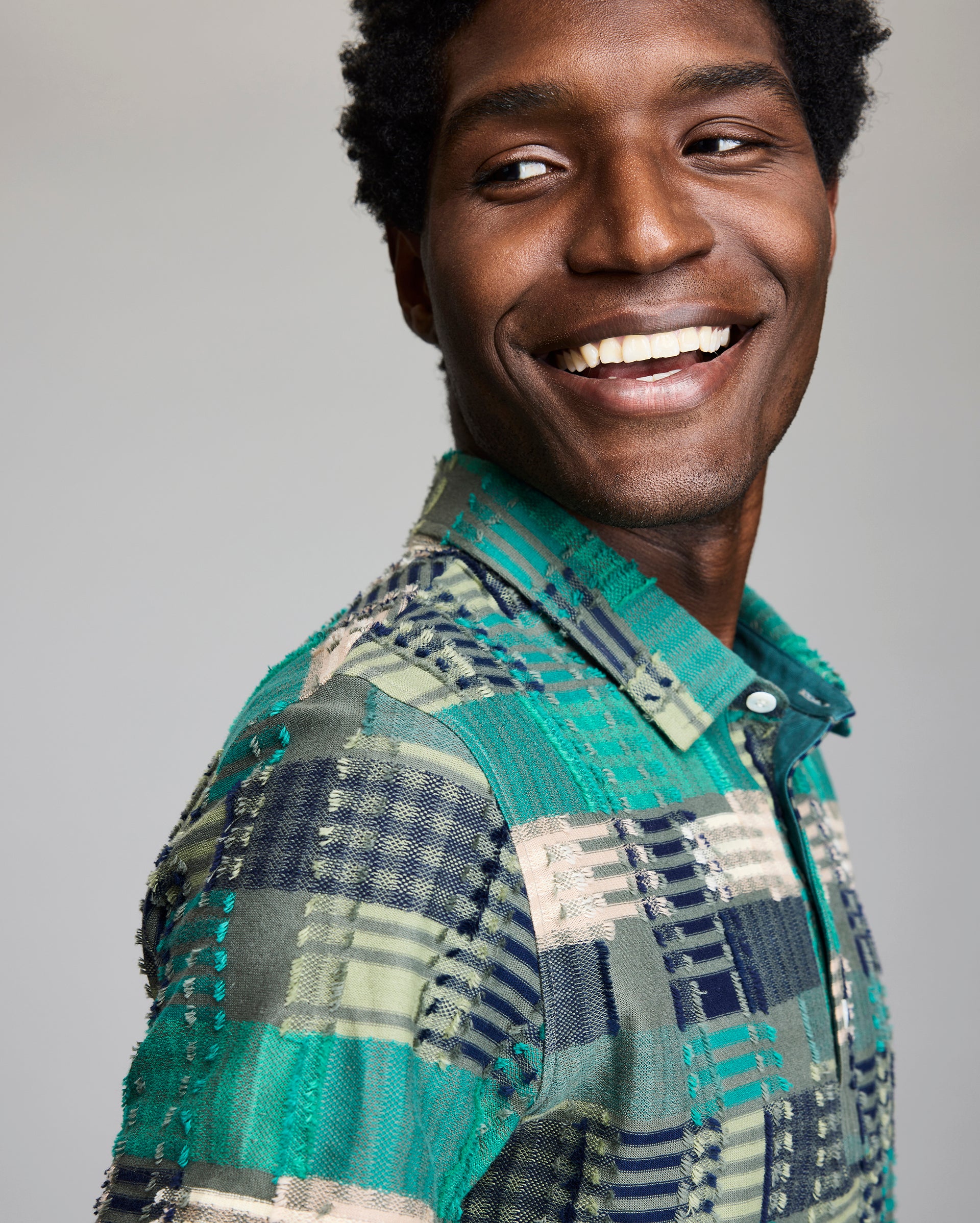 Numajiri Box Jacquard Polo
