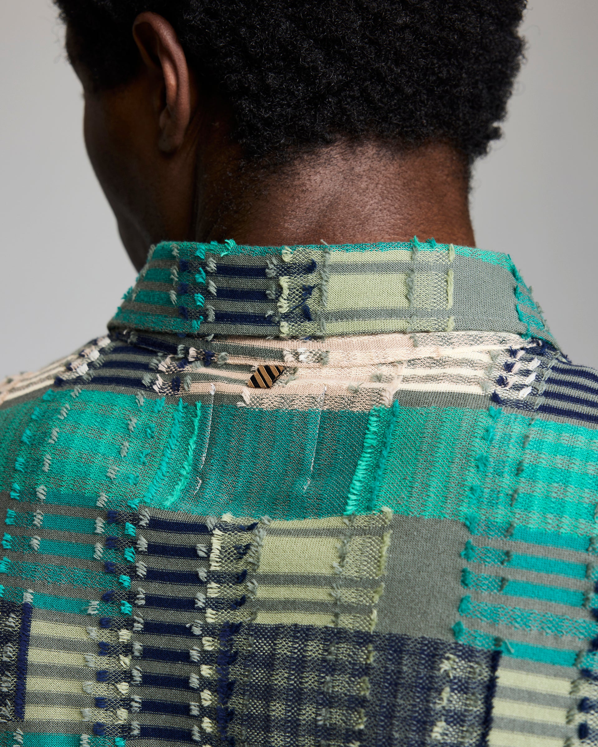 Numajiri Box Japanese Jacquard Polo Shirt | Billy Reid