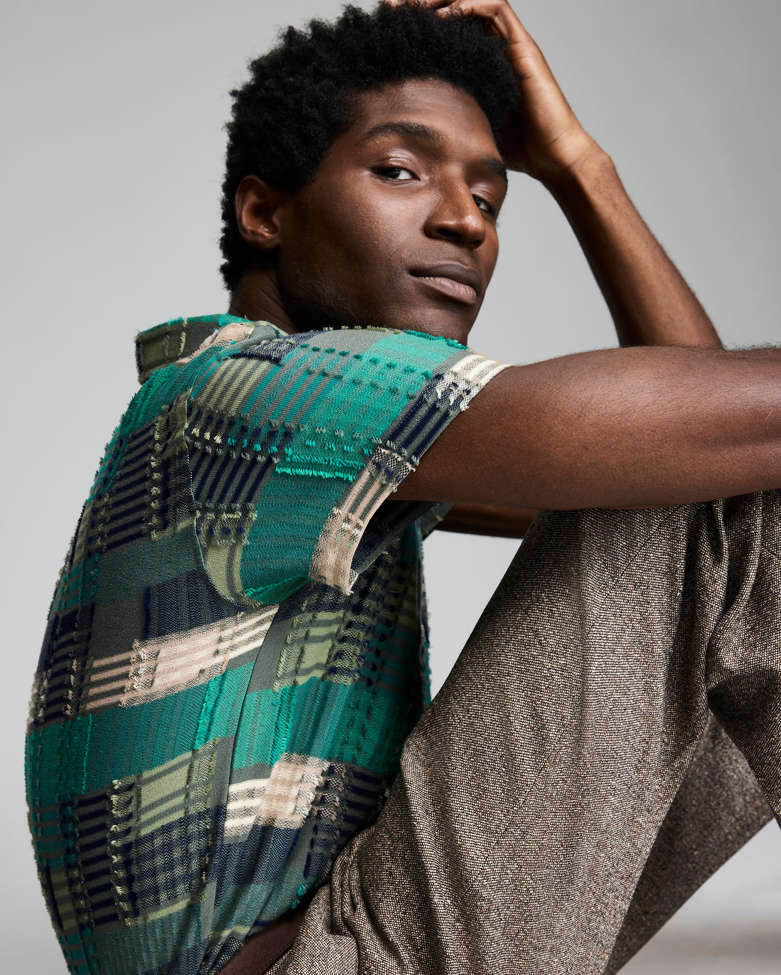 Numajiri Box Jacquard Polo