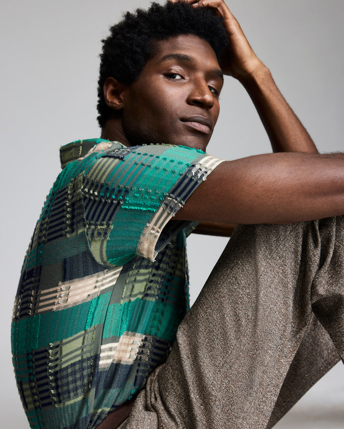 Numajiri Box Jacquard Polo