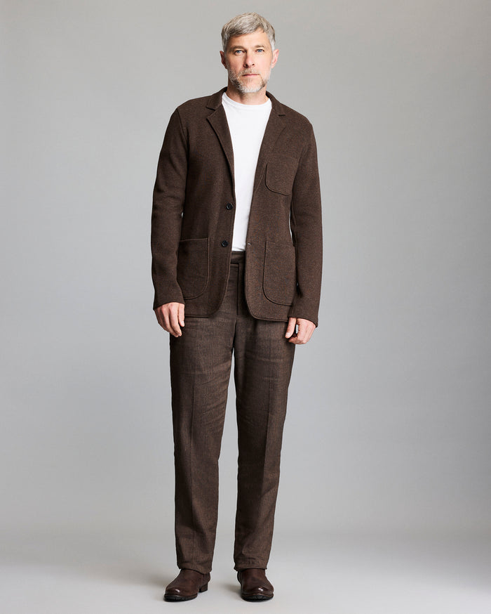 Heathered Knit Sport Coat
