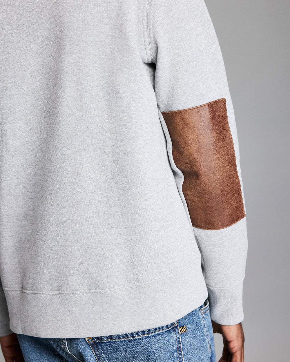 Back of the sweatshirt.