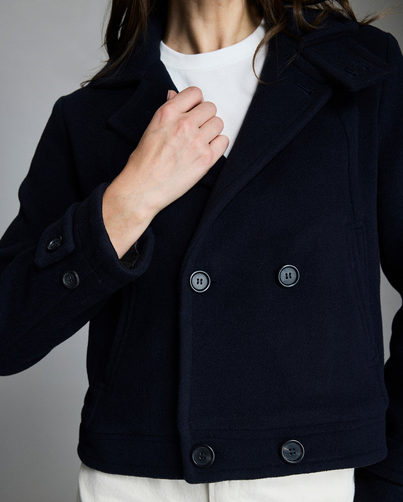 Cropped Peacoat
