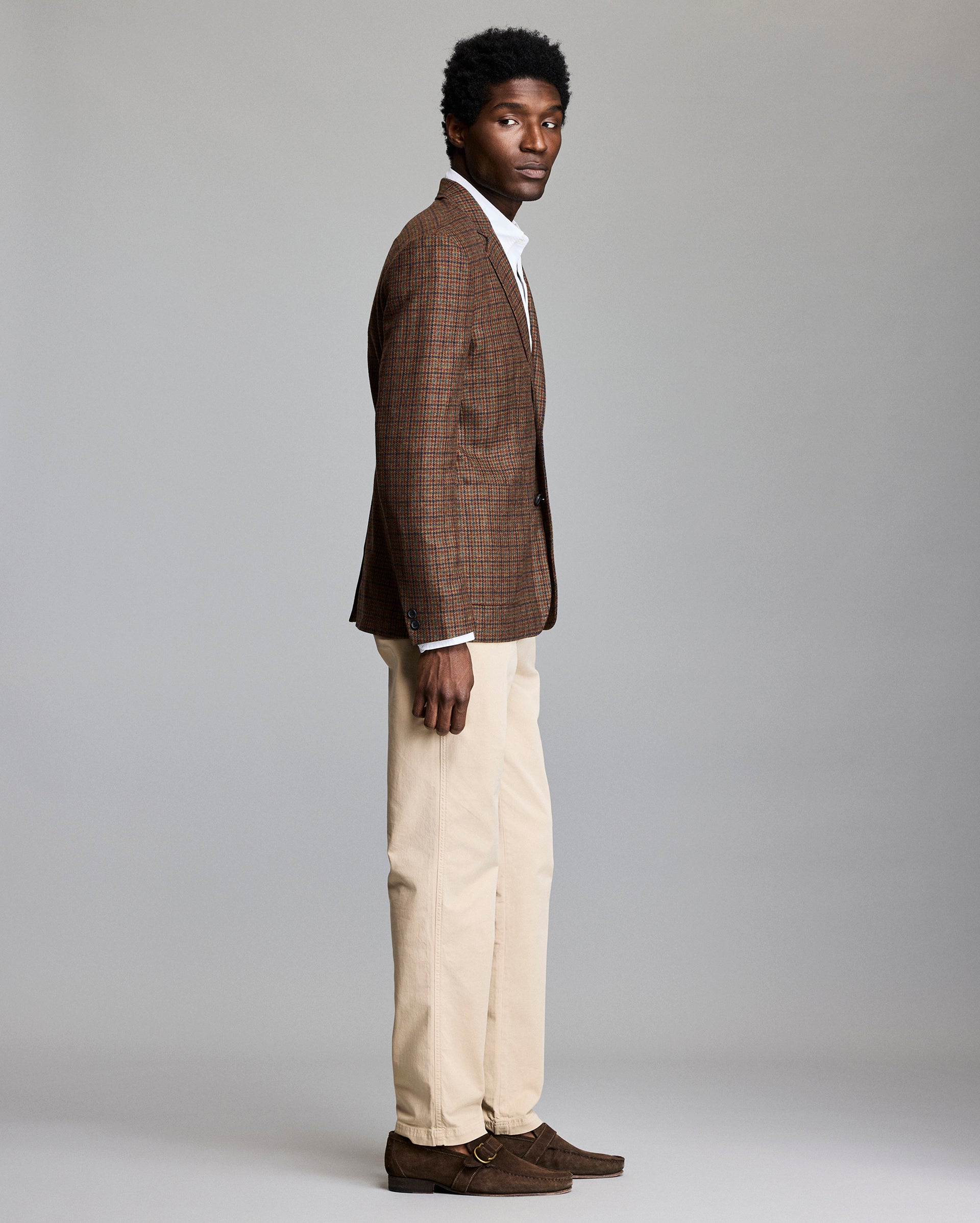 Virgin Wool Houndstooth Archie Jacket
