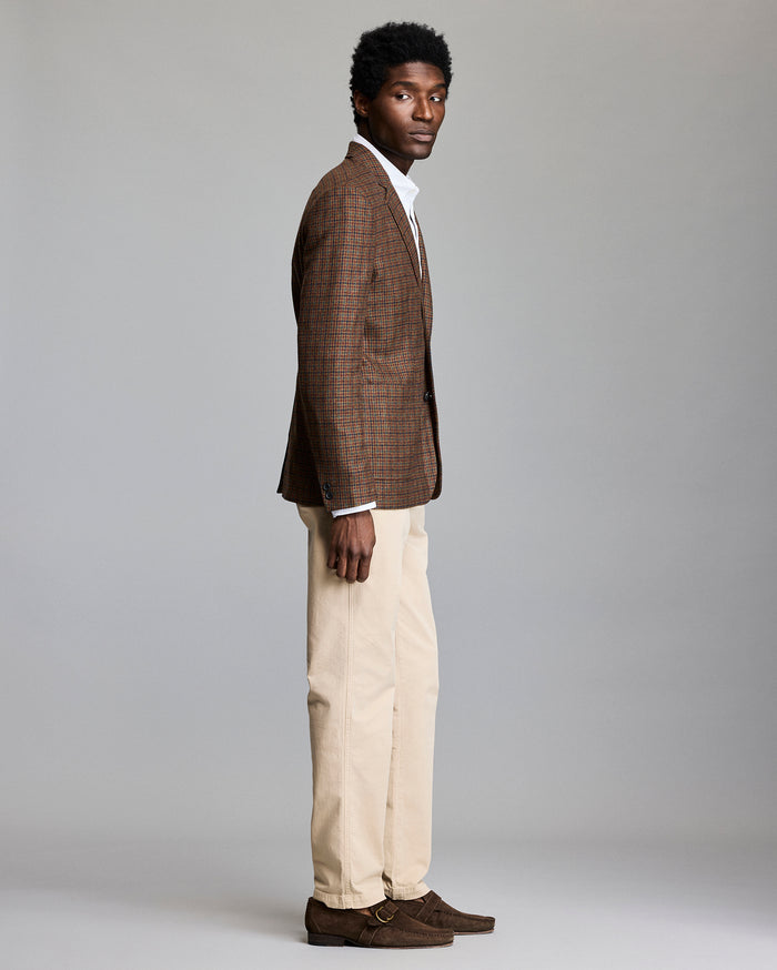 Virgin Wool Houndstooth Archie Jacket