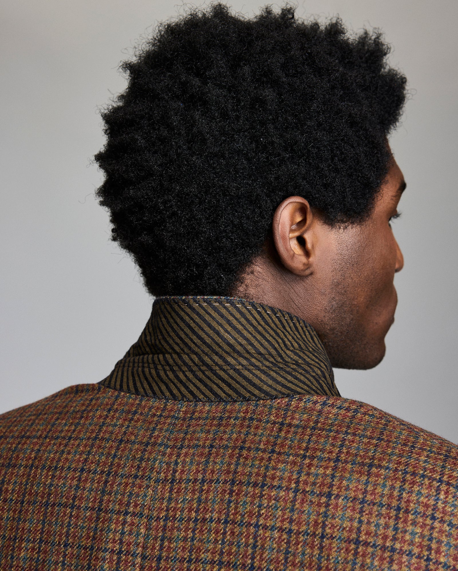 Virgin Wool Houndstooth Archie Jacket