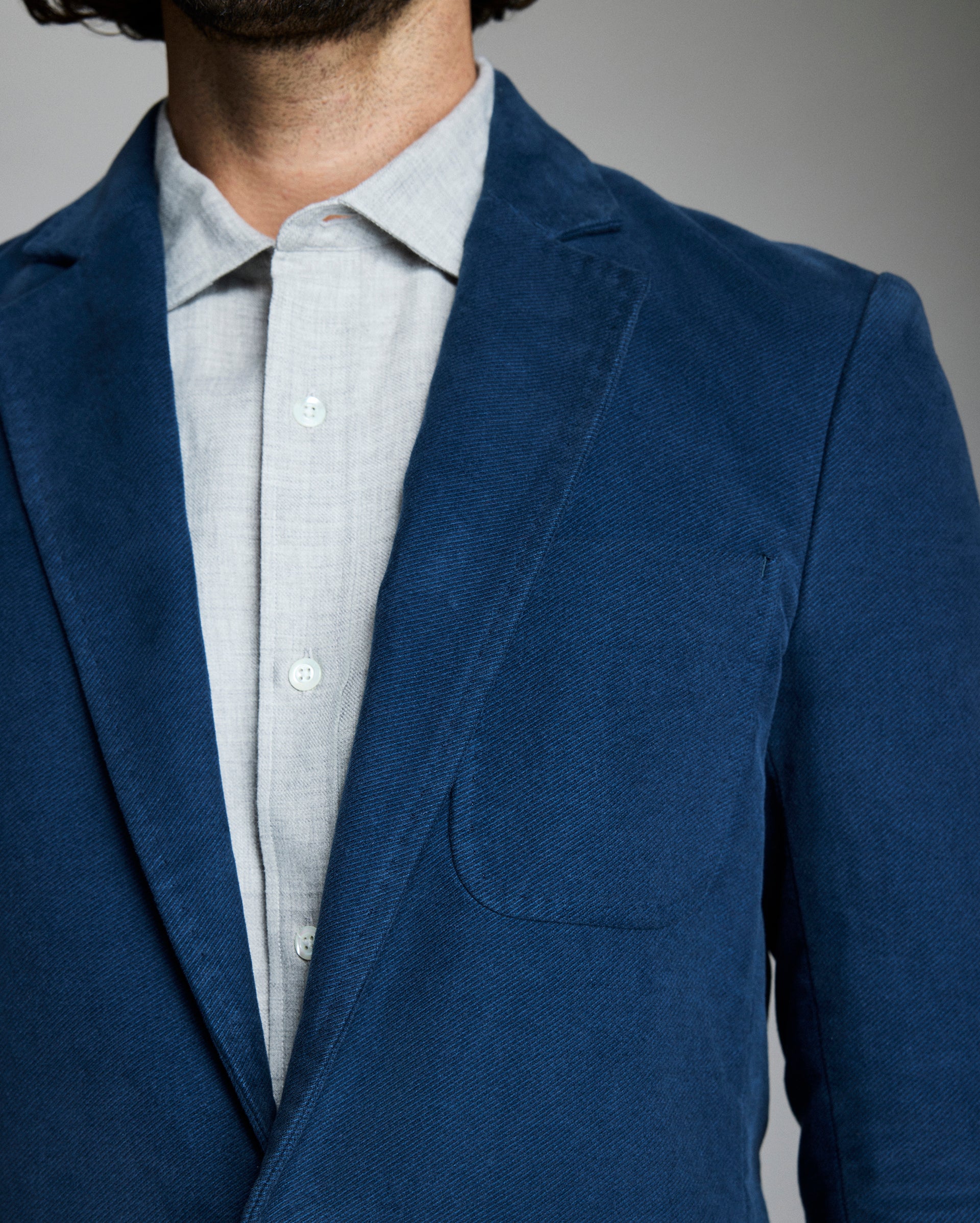 Lapel shot with patch pocket