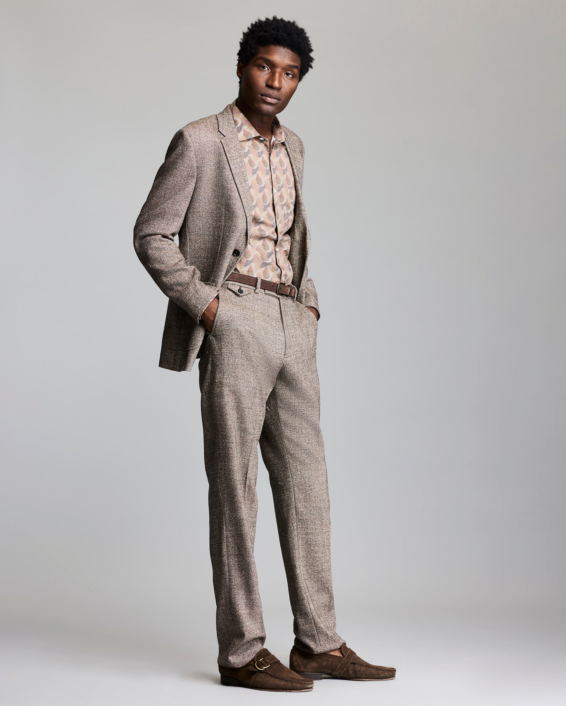 Walton Jacket in Wool & Silk, Made in Italy | Billy Reid