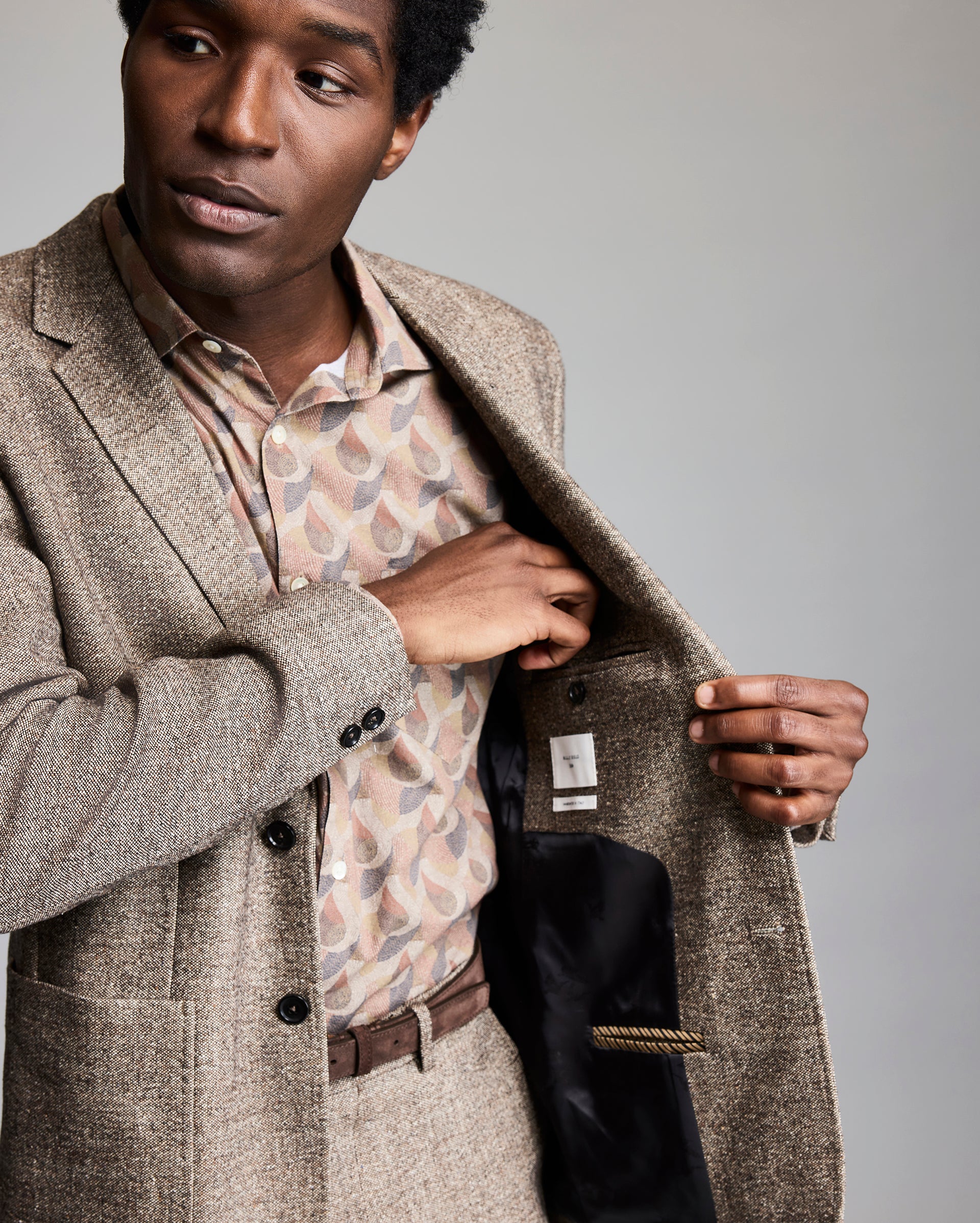 Walton Jacket in Wool & Silk, Made in Italy | Billy Reid