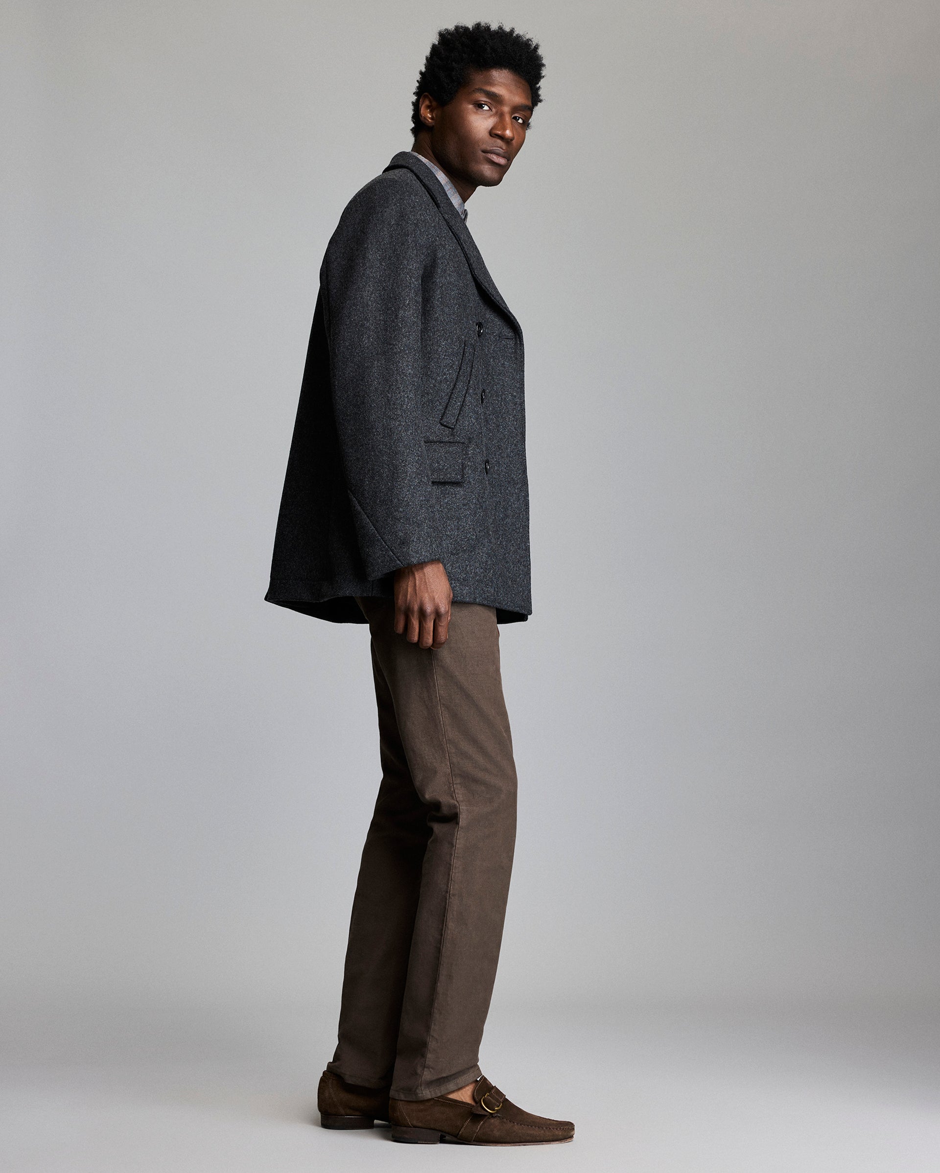 格安！Steven Alan HEAVY MELTON PEA COAT Steven Alan（スティーブンアラン）の「＜SCHOTT × Steven Alan