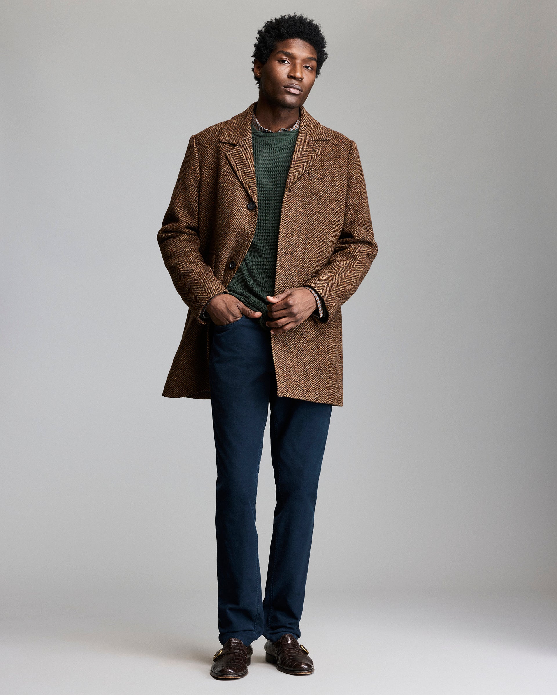 ジャケット・アウター OHOTORO dublin coat brown dublin coat | OHOTORO