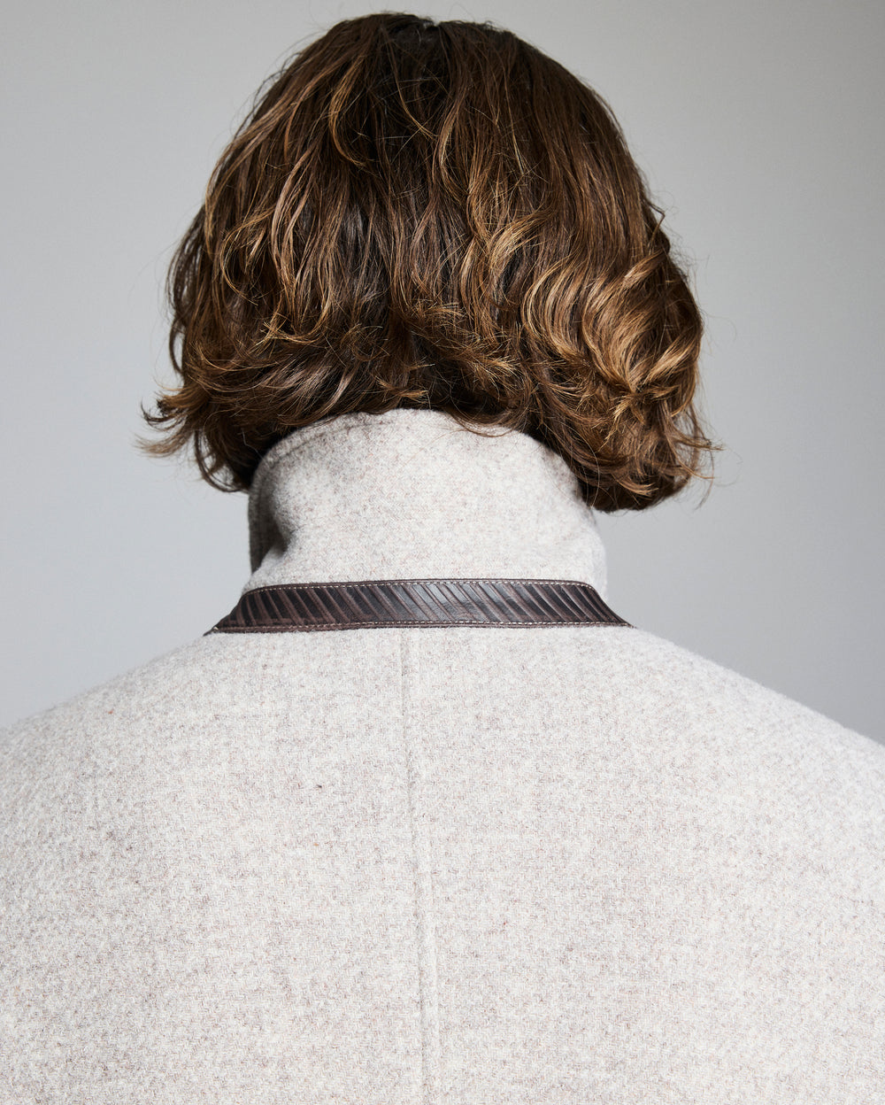 VIRGIN WOOL TWILL WALKING CAR COAT
