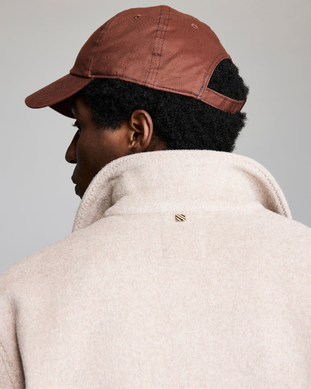 FELTED WOOL CHORE COAT	DOVE HEATHER