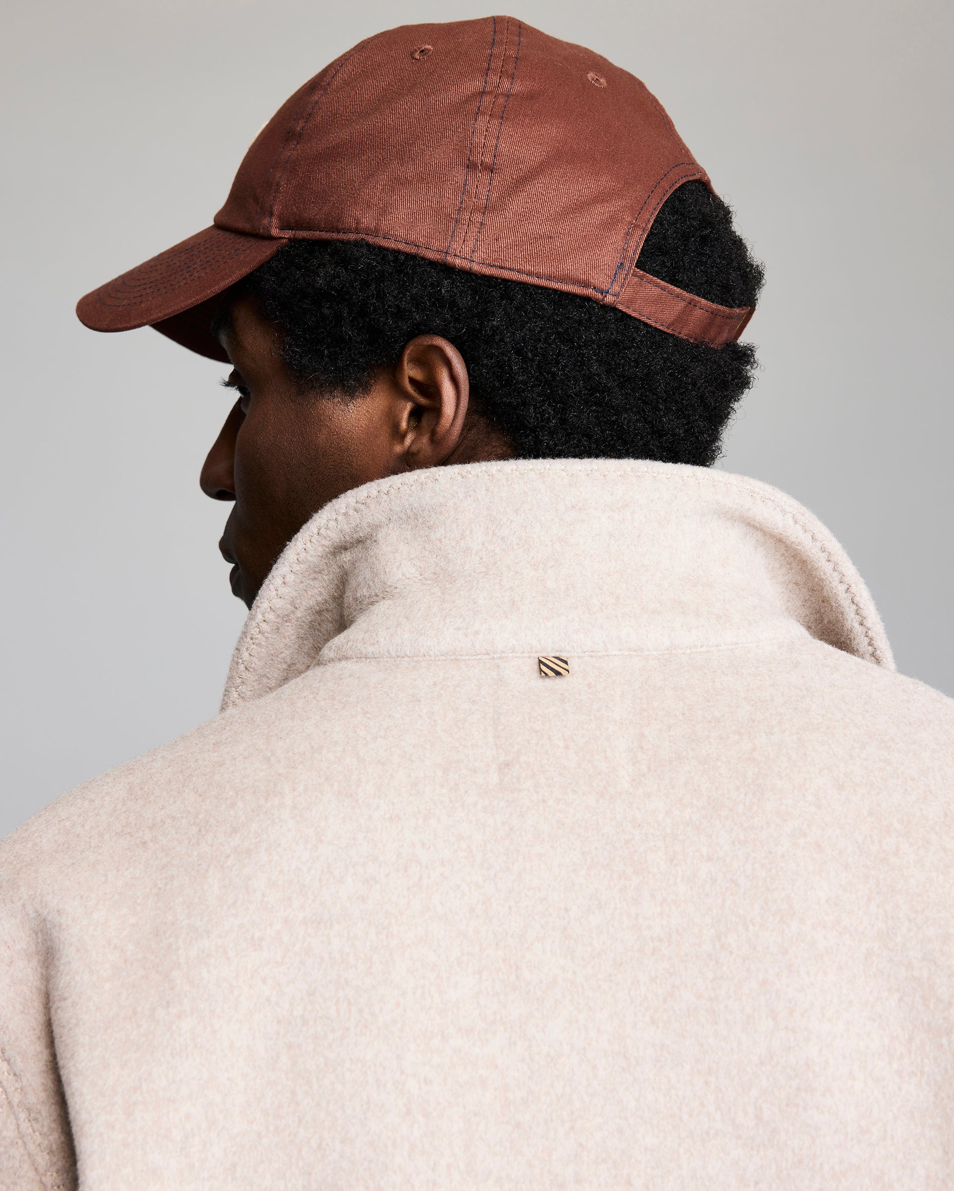 FELTED WOOL CHORE COAT	DOVE HEATHER